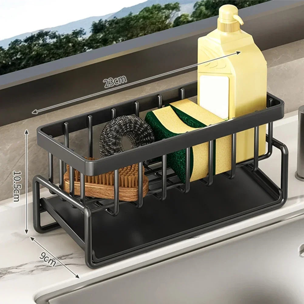 🧼 SinkBuddy – Organisateur d'évier en acier inoxydable