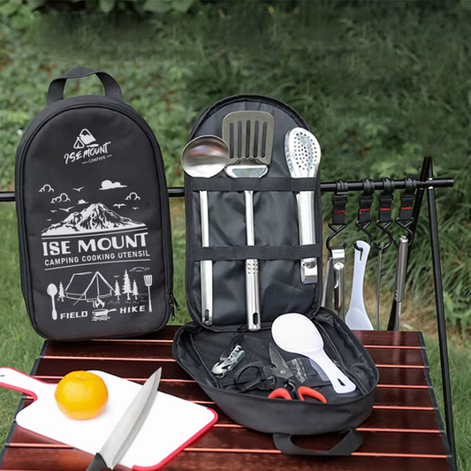 TrailChef Pro™ – 9-delige Camping Keukengerei Set