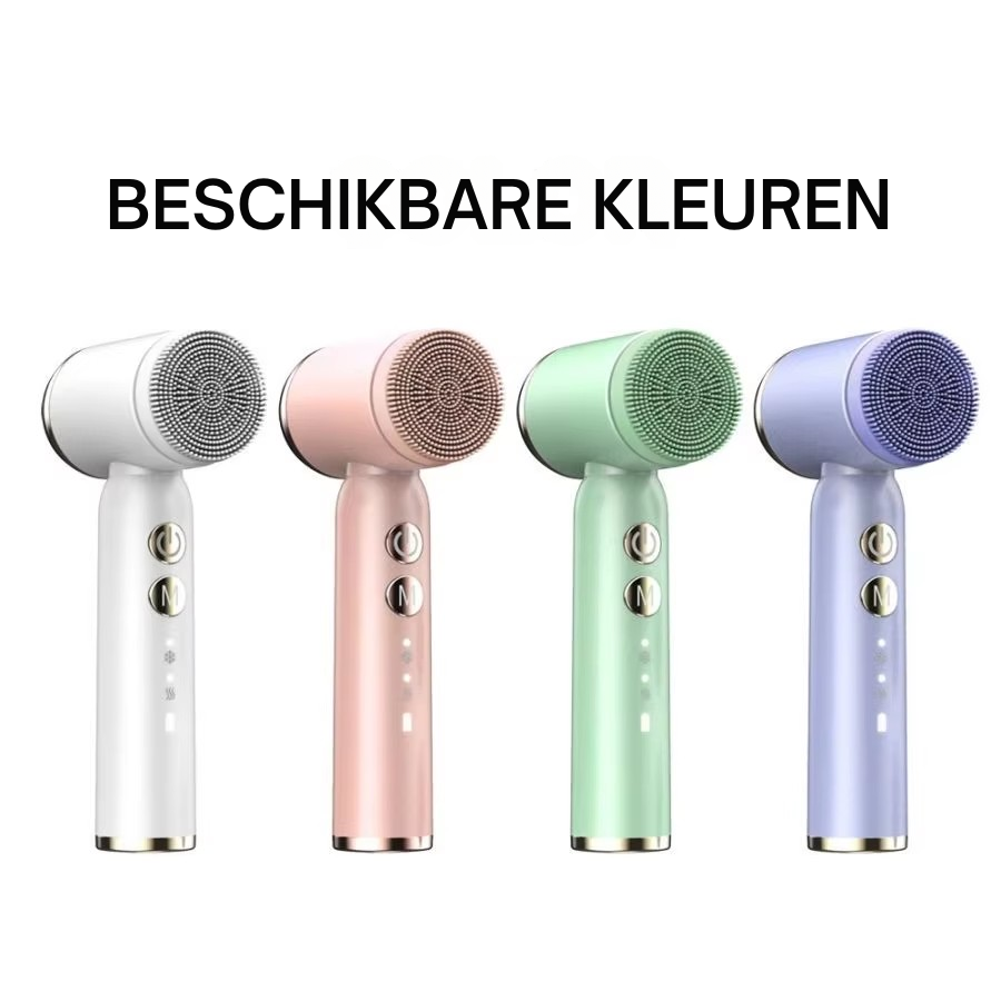 GlowSonic™ - 6-in-1 gezichtsreinigingsborstel