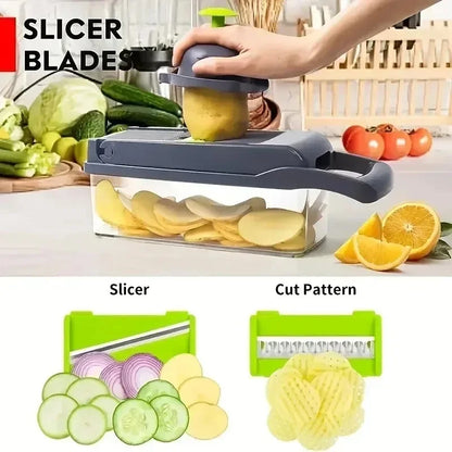 🥗 SliceMaster Pro – Coupe-légumes 16 en 1