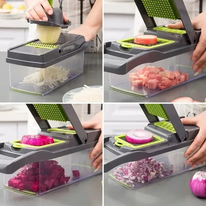 🥗 SliceMaster Pro – Coupe-légumes 16 en 1