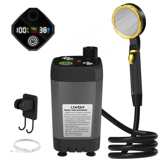 AquaFlow Pro™ – Draagbare Camping Douchepomp
