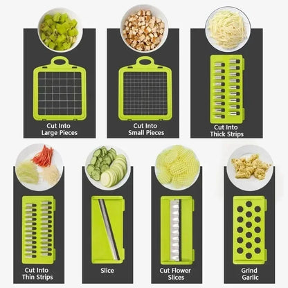 🥗 SliceMaster Pro – Coupe-légumes 16 en 1