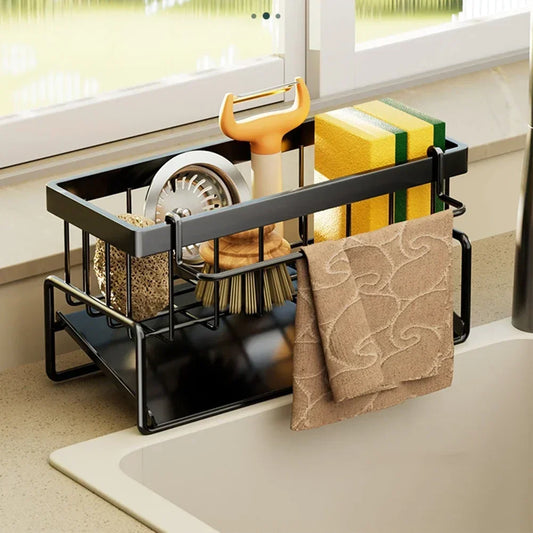 🧼 SinkBuddy – Organisateur d'évier en acier inoxydable